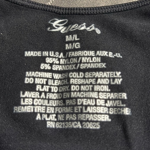 4 /$20 Guess spaghetti strap, tank top adjustable straps, size M/L gems - Picture 4 of 5